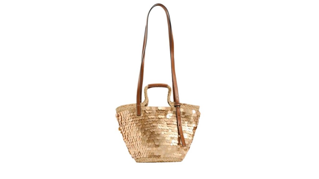 Zara Sequin Basket Bag