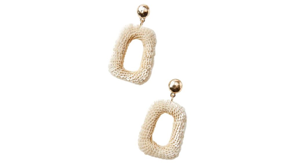 Loft Sequin Statement Earrings