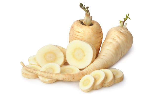 parsnips on white | Winter Vegetables