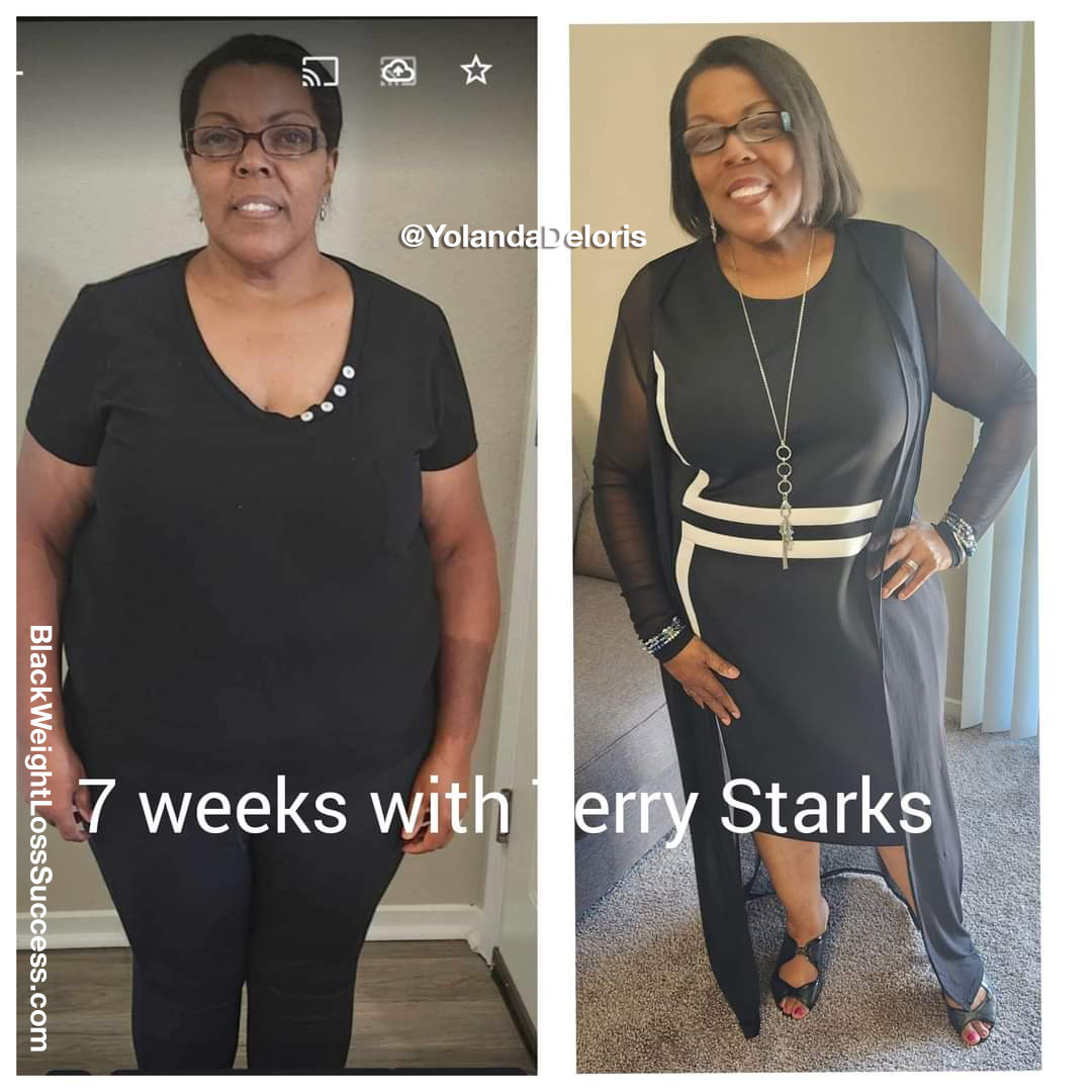 Yolanda before and after weight loss