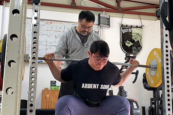 sanghun park prs his squat