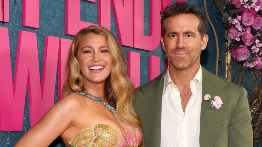 Blake Lively and Ryan Reynolds in 2024