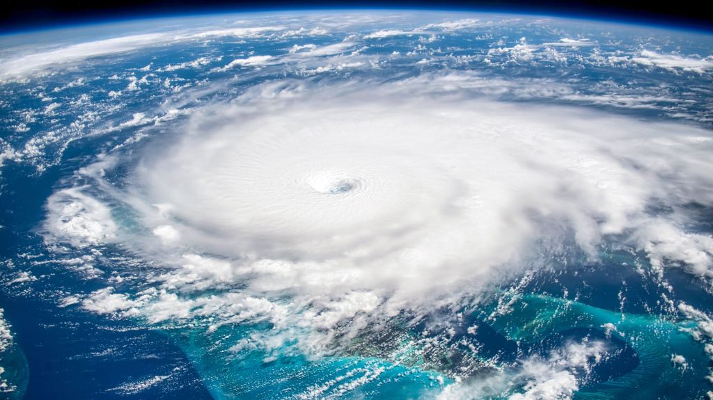 Cyclone satellite image