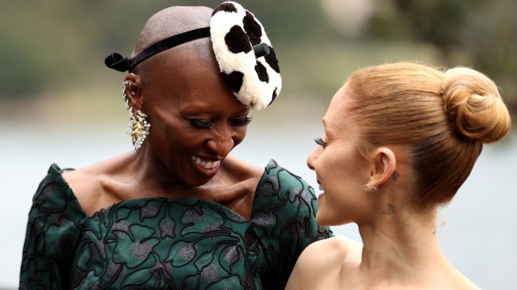 Cynthia Erivo and Ariana Grande in 2024