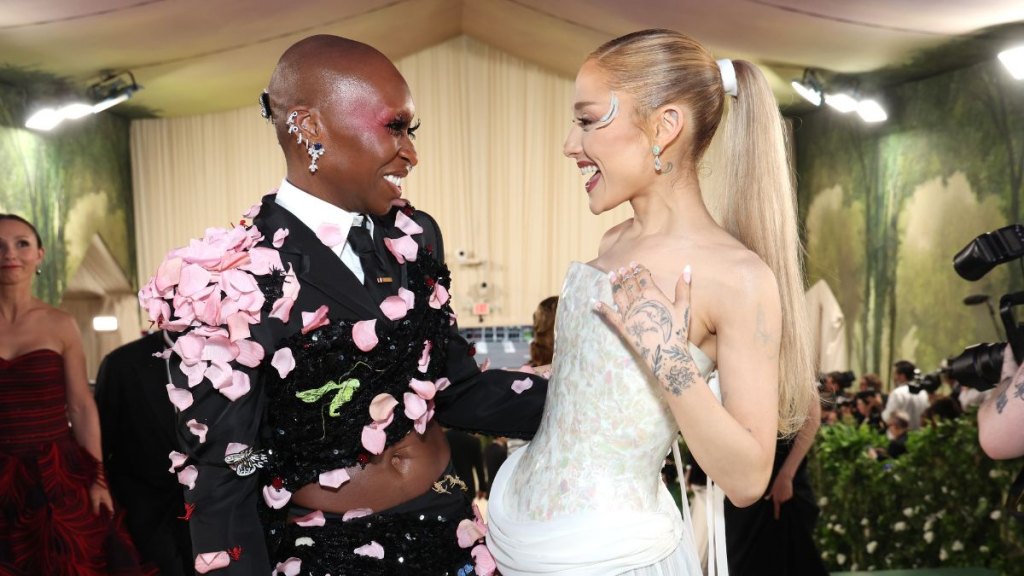 Cynthia Erivo and Ariana Grande in 2024