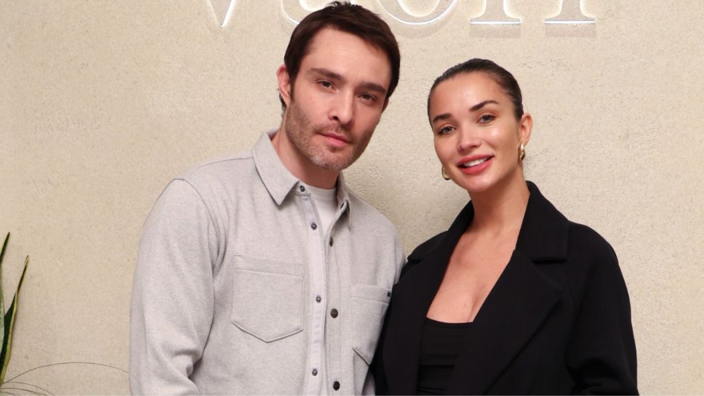 Ed Westwick and Amy Jackson in 2024