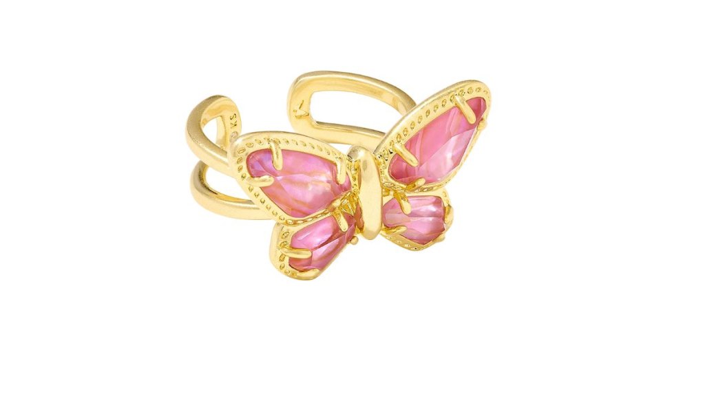 Dolly Parton x Kendra Scott Gold Butterfly Cocktail Ring