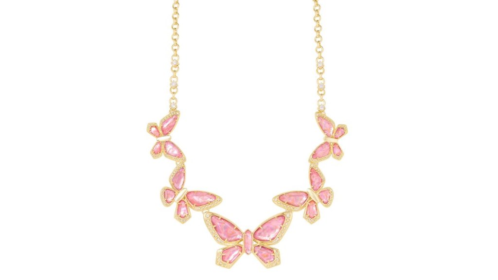 Dolly Parton x Kendra Scott Gold 1974 Butterfly Statement Necklace