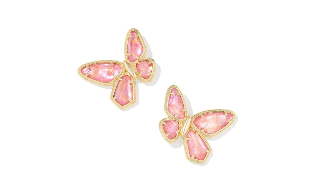 Dolly Parton x Kendra Scott Gold Butterfly Stud Earrings