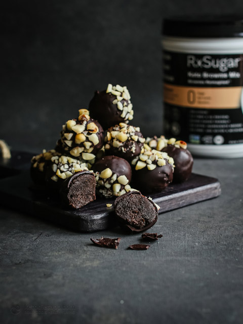 Keto Chocolate Brownie Truffles