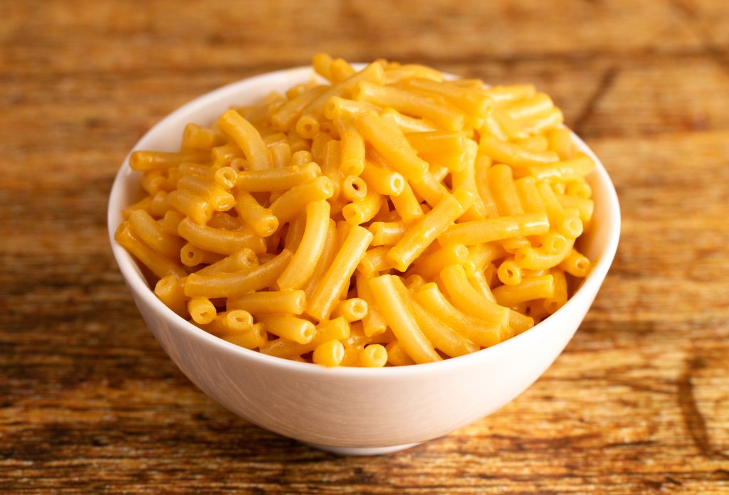 bowl of Kraft gluten-free mac & cheese in bowl