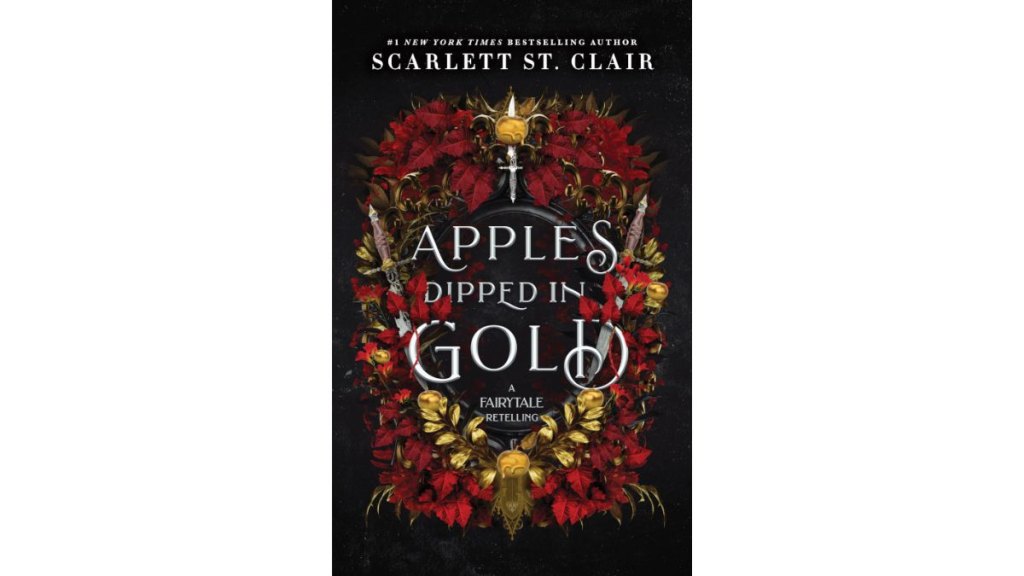 Apples dipped in gold cover