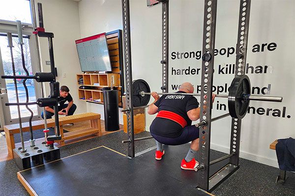 tc at the bottom of a squat