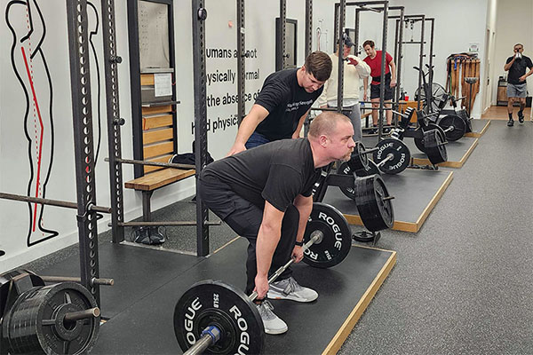 jarret beck teaches the start position of the deadlift