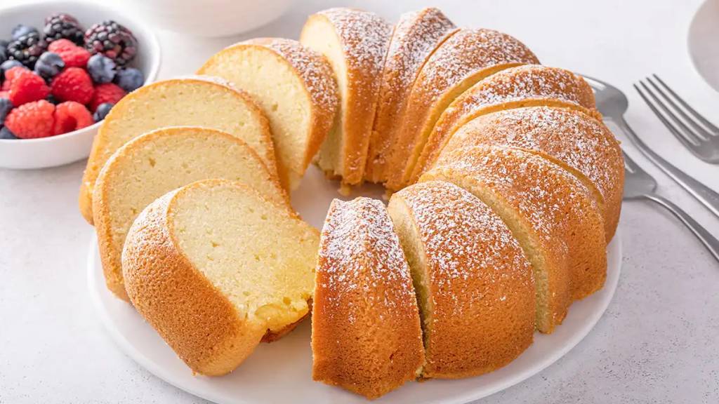 Cold oven pound cake as part of a roundup of Kwanzaa recipes