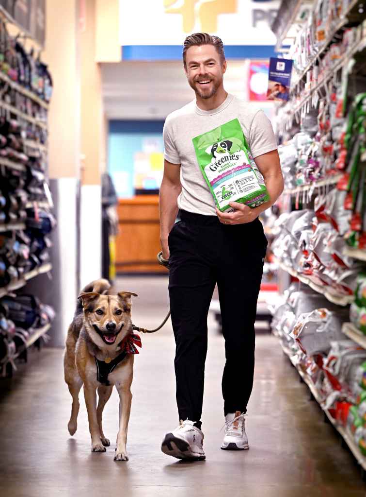 Derek Hough and his beloved dog, Luna 