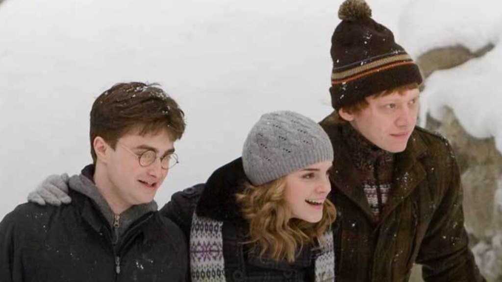 Daniel Radcliffe, Emma Watson and Rupert Grint in 'Harry Potter and the Half-Blood Prince' (2009)