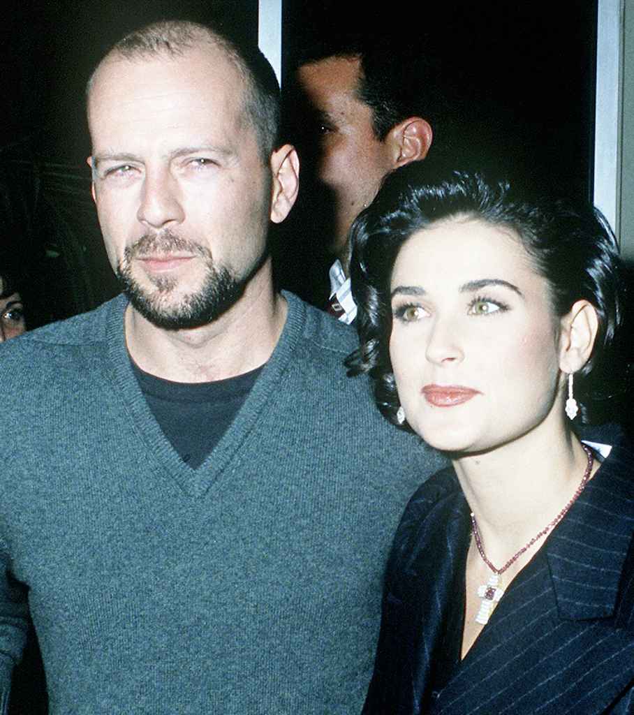 Bruce Willis and Demi Moore, 1992