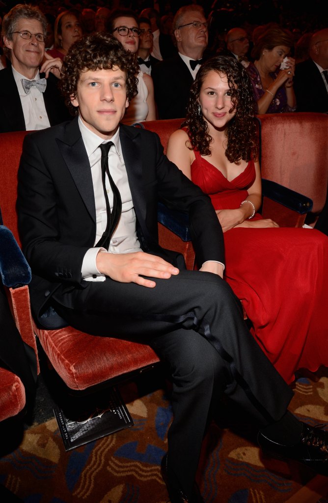 Hallie Kate with her brother, Jesse Eisenberg, at the Tony Awards in 2013