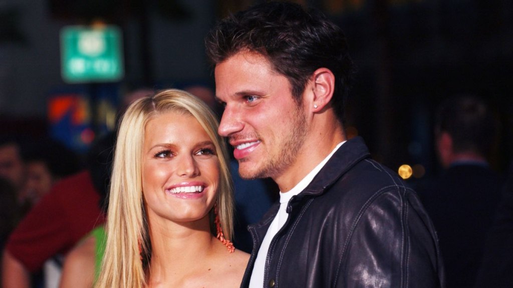 Nick Lachey and Jessica Simpson in 2003