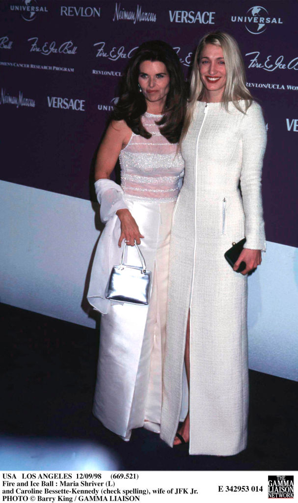 Carolyn Bessette-Kennedy and Maria Shriver