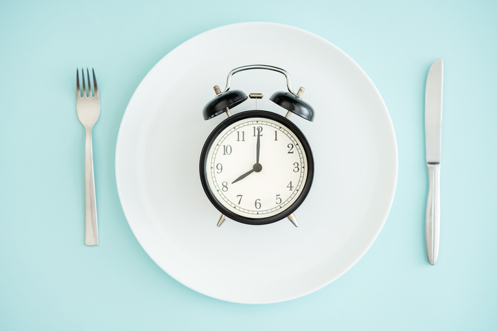 clock on plate | Does Pre-Workout Break a Fast