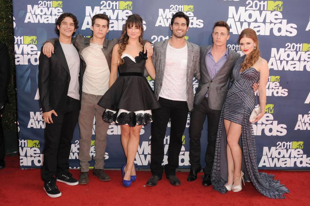 Tyler Posey, Dylan O'Brien, Crystal Reed, Tyler Hoechlin, Colton Haynes and Holland Roden, 2011