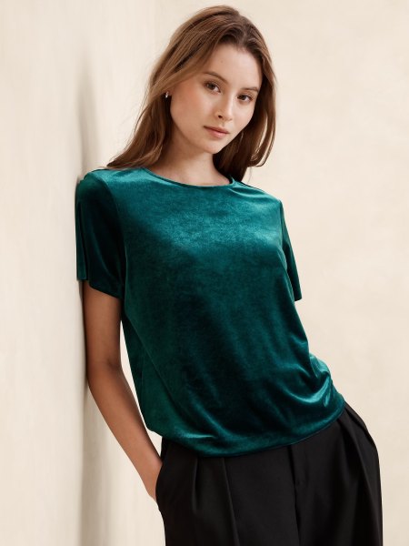 Banana Republic Factory Velvet Top