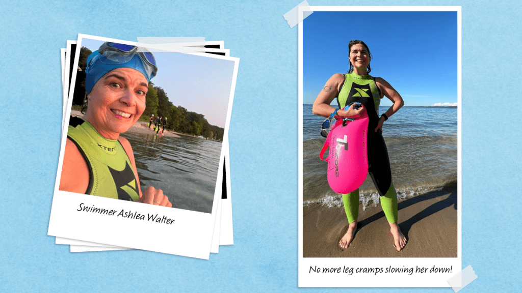 One woman, Ashlea Walter, shares how mustard helped her relieve leg cramps while swimming.