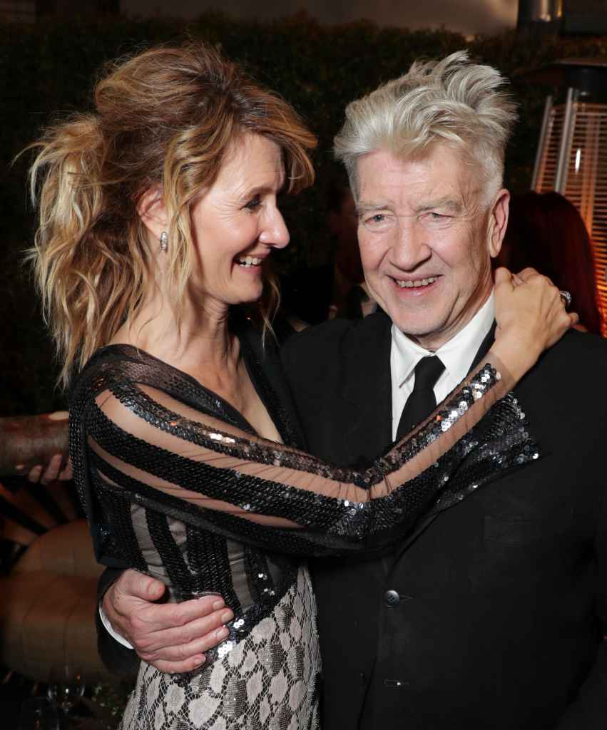 David Lynch and Laura Dern in 2017