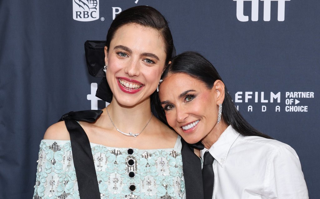 Margaret Qualley and Demi Moore, 2024