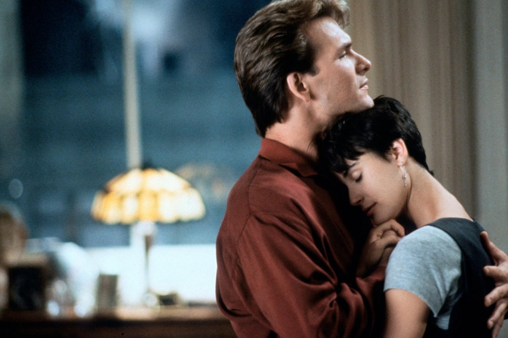 Patrick Swayze and Demi Moore, Ghost, 1990