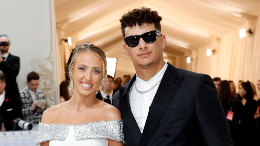 Brittany and Patrick Mahomes in 2023