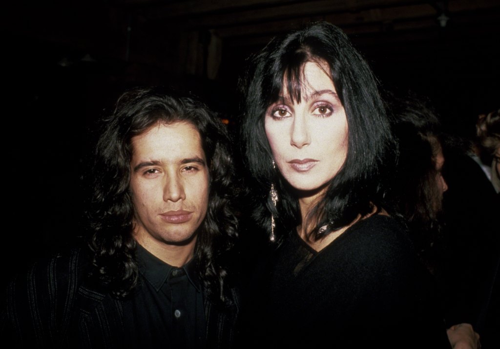 Jellybean Benitez and Cher in 1987