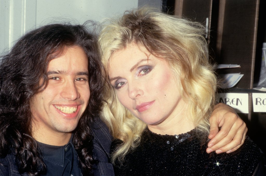 Jellybean Benitez and Debbie Harry in 1987