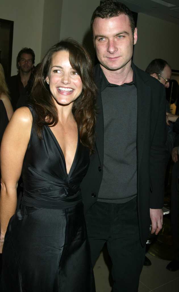 Kristin Davis and Liev Schreiber in 2002