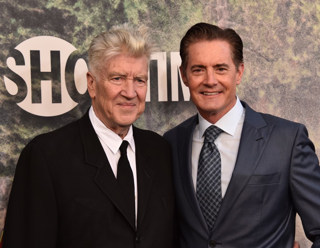 David Lynch and Kyle MacLachlan at the premiere of Twin Peaks: The Return in 2017