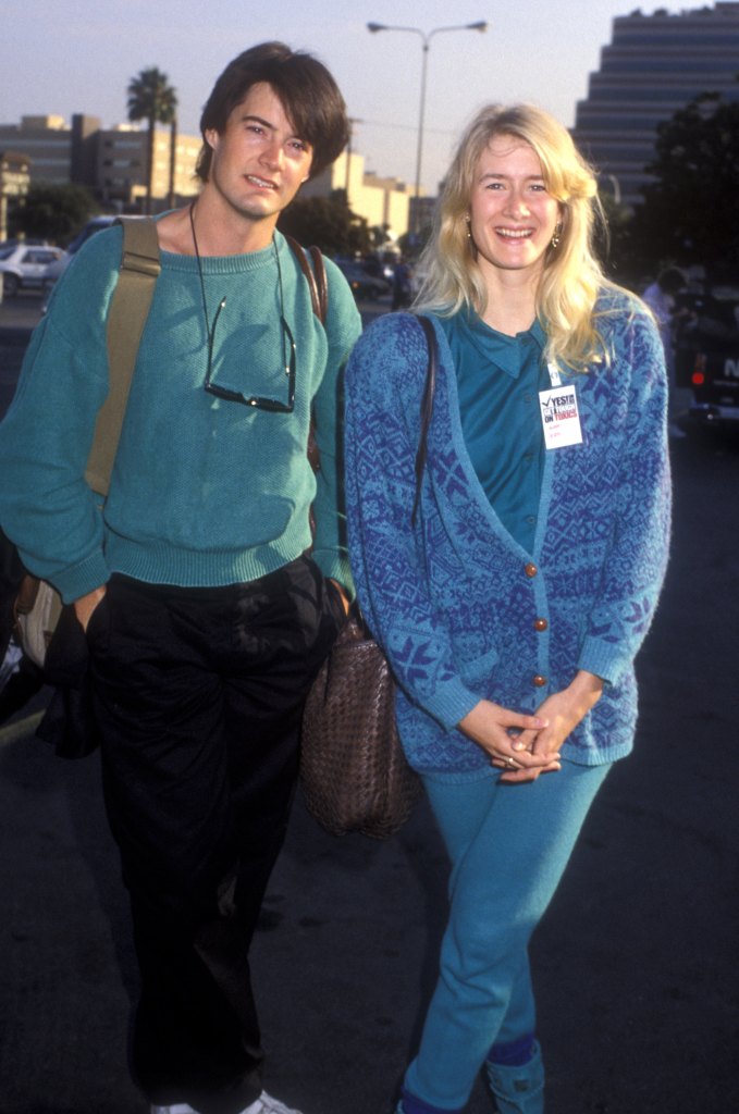 Kyle MacLachlan and Laura Dern in 1986