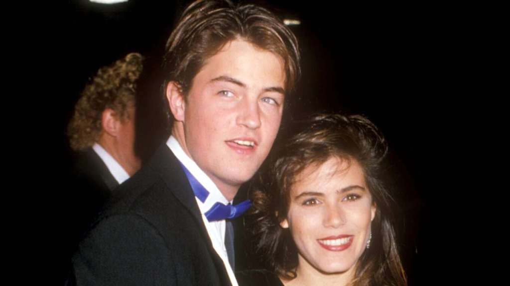 Matthew Perry and Tricia Fisher in 1987