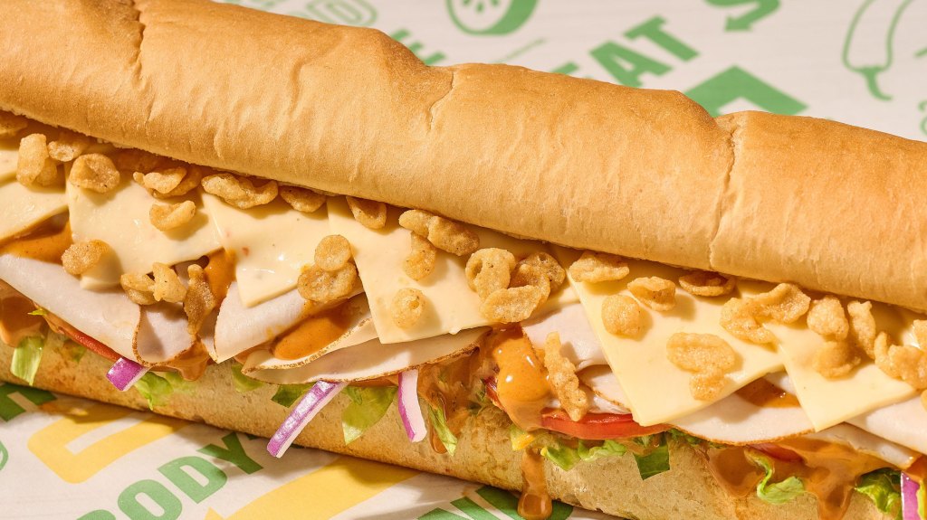 Turkey sub with SubKrunch