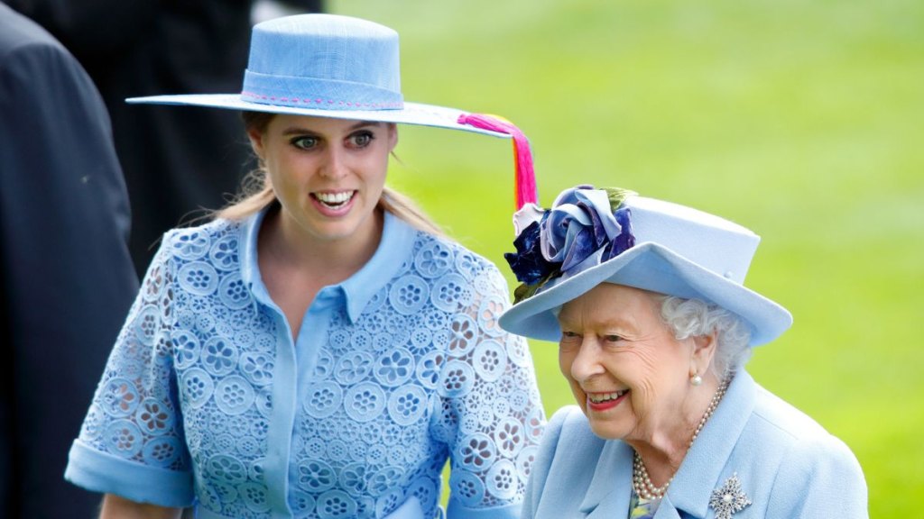 Princess Beatrice and Queen Elizabeth II in 2019