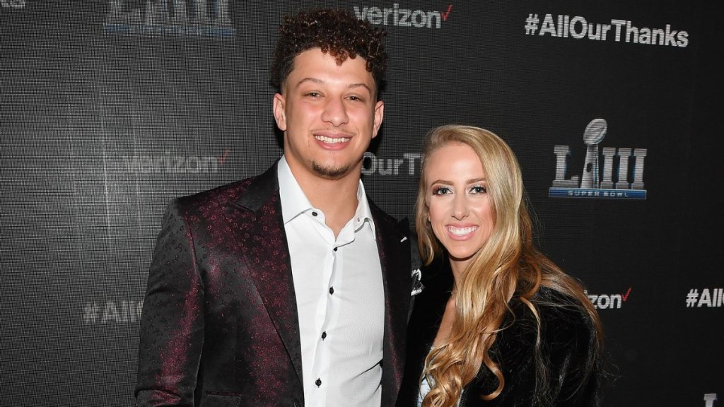 Patrick and Brittany Mahomes in 2019