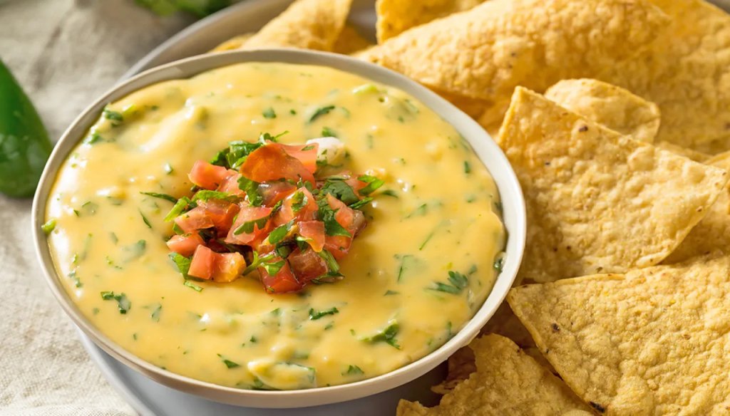 Chile con queso as part of a roundup of Super Bowl snack ideas