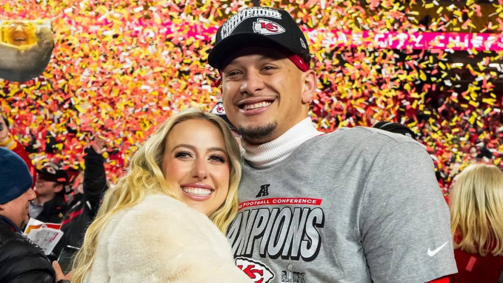 Brittany and Patrick Mahomes in 2025