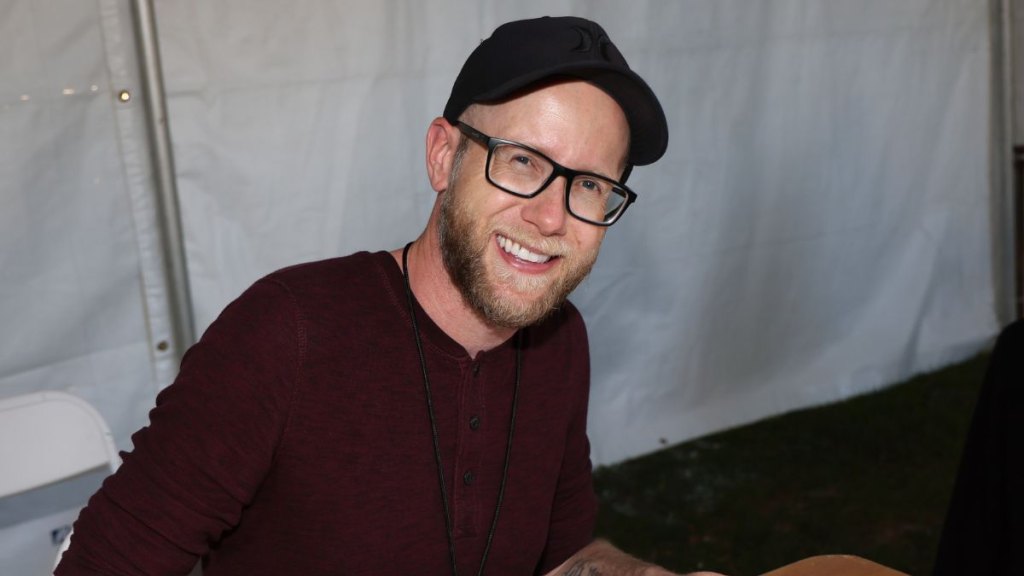 : TJ Klune attends the Los Angeles Times Festival of Books at the University of Southern California on April 23, 2022 in Los Angeles, California.