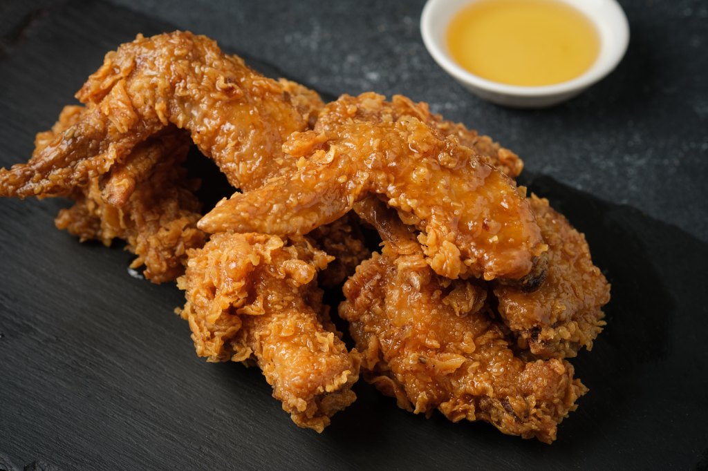 hot honey glazed fried chicken